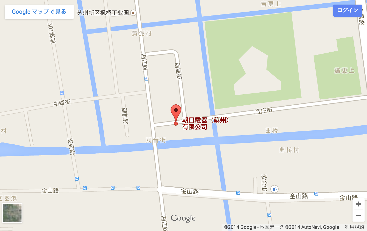 朝日電器（蘇州）有限公司 地図